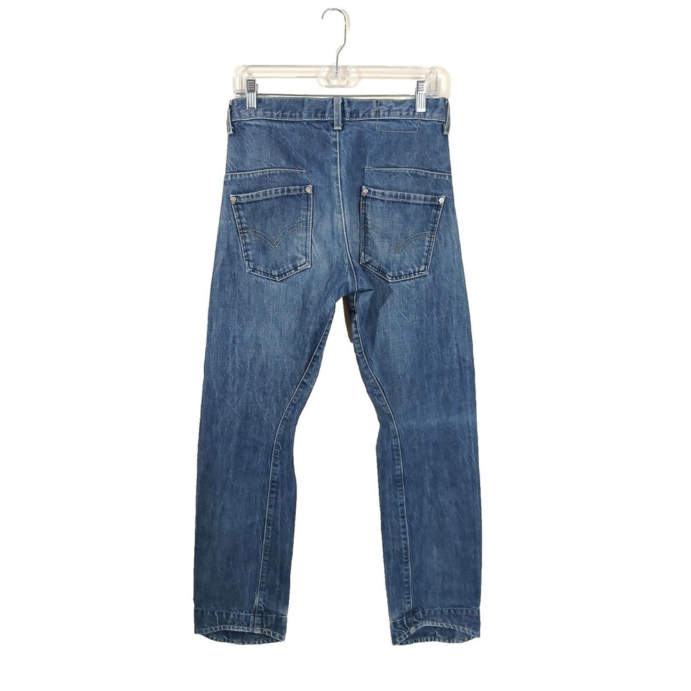 Vintage Levis Engineered Twisted Jeans Buckle Back Tag 28x32 - Picture 4 of 8